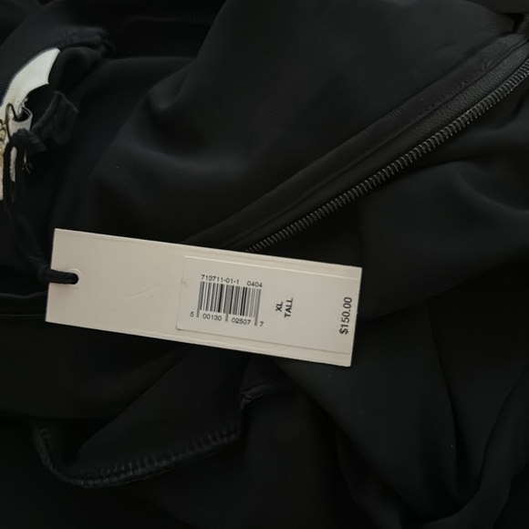 NWT! BANANA REPUBLIC WOMENS BLACK JERSEY KNIT TWIST-FRONT MAXI DRESS💫 - Picture 11 of 13